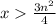 x\frac{3n^2}4