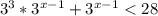 3^3*3^{x-1}+3^{x-1}