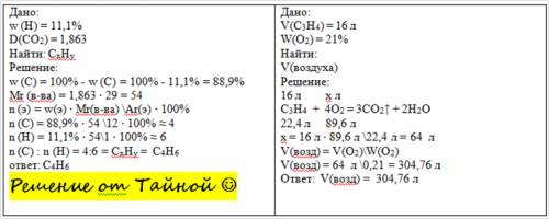 мне нужно к ! 1. найдите молекулярную формулу вещества ,массовая доля водорода в котором 11.1% относ