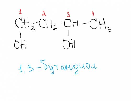 1,3-бутандиол - формула: c4h10o2 / ch3chohch2ch2oh