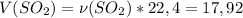 V(SO_2)=\nu(SO_2)*22,4=17,92