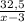 \frac{32,5}{x-3}