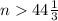 n44 \frac{1}{3}