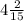 4 \frac{2}{15}