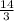 \\ \frac{14}{3}