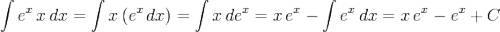 Решите определенный интеграл (сверху интеграла 1, снизу -1) xe^xdx буду признателен!