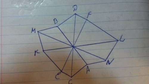 Начерти многоугольник с 5 диагоналями и покажи их. заранее большое !