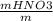 \frac{m HNO3}{m}