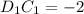 D_{1}C_{1}=-2