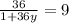 \frac{36}{1+36y}=9