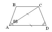 Втрапеции abcd с основаниями ad и bc диагонали ac делит угол a пополам , а ac=ad. найдите угол d , е