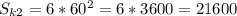 S_{k2} =6*60^2=6*3600=21600