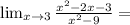 \lim_{x \to 3} \frac{x^2-2x-3}{x^2-9} =