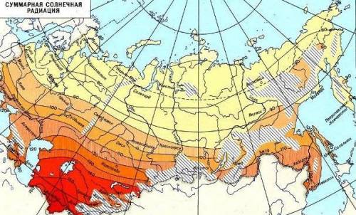 Какая суммарная радиация в тундре ?