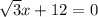 \sqrt{3}x+12=0