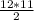 \frac{12*11}{2}