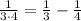 \frac{1}{3\cdot 4} = \frac{1}{3} - \frac{1}{4}