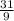 \frac{31}{9}