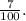 \frac{7}{100}.