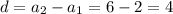 d=a_2-a_1=6-2=4