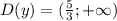 D(y)=( \frac{5}{3} ;+\infty)