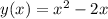 y(x)=x^2-2x