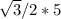 \sqrt{3}/2*5