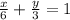 \frac{x}6}+\frac{y}{3}=1