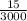 \frac{15}{3000}