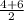 \frac{4+6}{2}