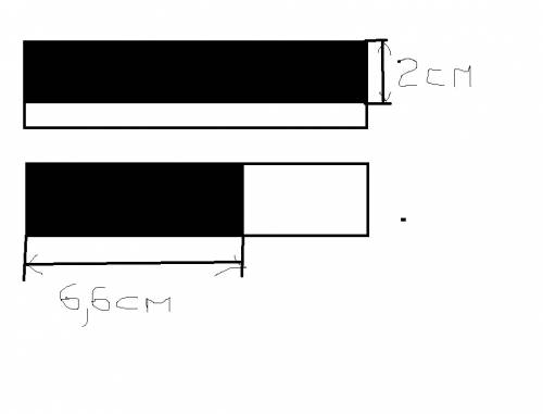 Начерти полоску длинной 10 см и шириной 3 см. закрась 2/3 этой полоски. найди площадь закрашенной ча