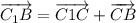 \overrightarrow{C_1B}=\overrightarrow{C1C}+\overrightarrow{CB}