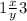 1 \frac{x}{y} 3