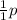 \frac{1}{1}p