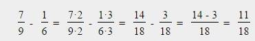 Вычислите: а)- 2\3+1\6 б)7\9-1\6 в) - 3\8-1\2