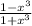 \frac{1- x^{3} }{1+ x^{3} }