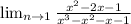 \lim_{n \to 1} \frac{x^2-2x-1}{x^3-x^2-x-1}