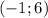 (-1;6)