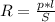 R= \frac{p*l}{S}