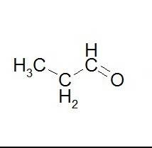 Какая структурная формула изображает пропаналь