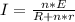 I = \frac{n * E}{R + n * r}