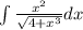 \int \frac{x^2}{\sqrt{4+x^3}}dx