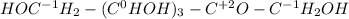 HOC^{-1}H_2-(C^{0}HOH)_3-C^{+2}O-C^{-1}H_2OH