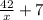 \frac{42}{x}+7