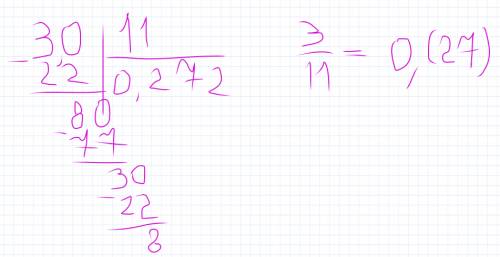 3-- 11 запишите число в виде десятичной периодичной дроби