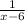 \frac{1}{x-6}