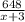 \frac{648}{x+3}