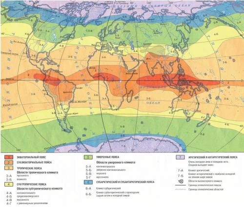 Какие бывают климатические области?