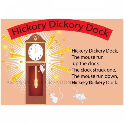 Дан стих: the mouse is on the _. the clock strikes _.the mouse _.hickory dickory прочерков нужно вст