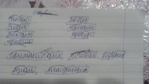 Разберите слова по составу: читаю, сидит, молчим, терпишь, любят, торопите. проезд. олимпийский, поч